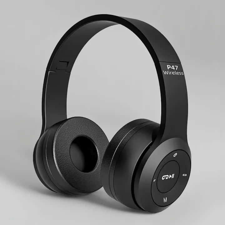 P47 Wireless Bluetooth Headphones – Clear Sound, Comfortable Fit