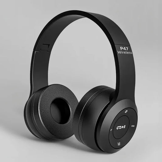 P47 Wireless Bluetooth Headphones – Clear Sound, Comfortable Fit