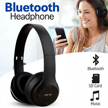 P47 Wireless Bluetooth Headphones – Clear Sound, Comfortable Fit