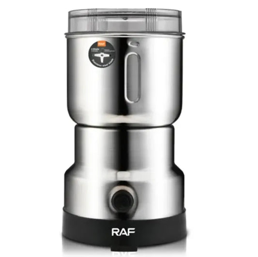 RAF 4-Blade Stainless Steel Grinder – 300W Heavy Duty