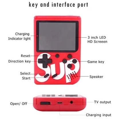 400 in 1 Portable Retro Game Console – Built-In Classic Games