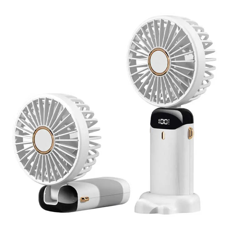 Foldable Mini USB Fan – 5-Speed, Portable & Rechargeable