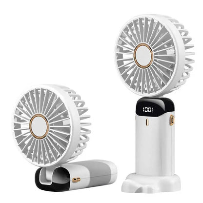 Foldable Mini USB Fan – 5-Speed, Portable & Rechargeable