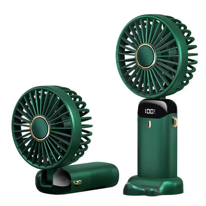 Foldable Mini USB Fan – 5-Speed, Portable & Rechargeable